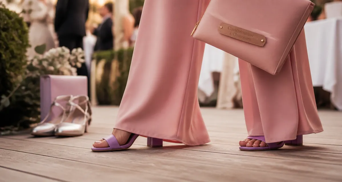 quelle chaussure avec une combinaison pour un mariage sandales talons
