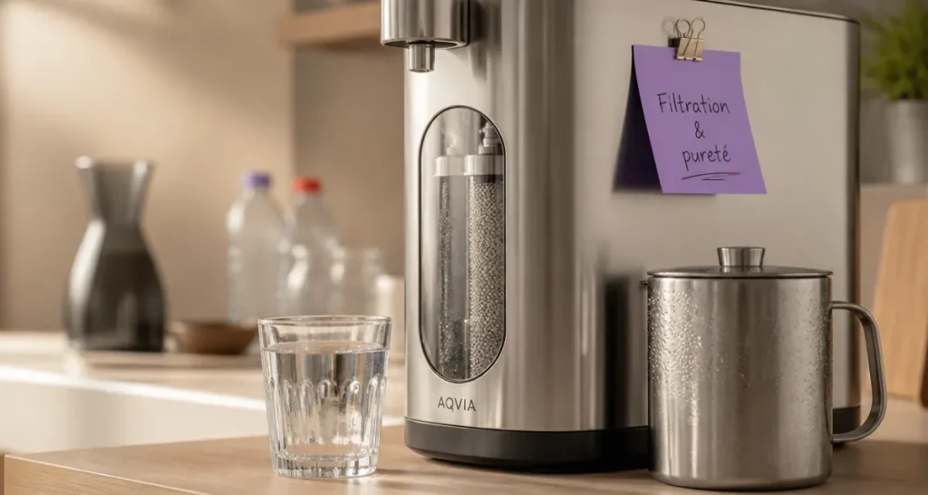 Quelle fontaine à eau choisir : filtration et eau claire