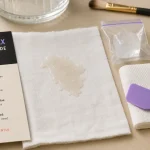 Comment enlever de la cire de bougie avec froid ou chaleur, coton et glaçon