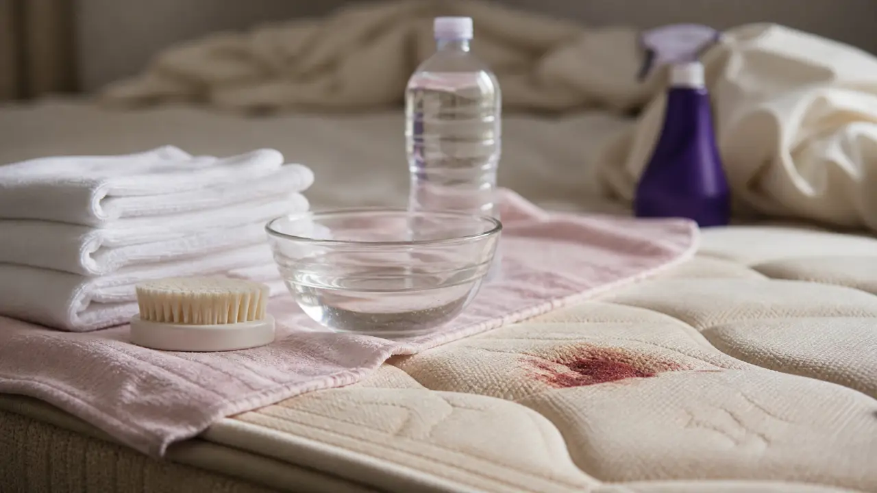 Comment enlever sang sur matelas : tache de sang fraîche nettoyée sans abîmer la literie