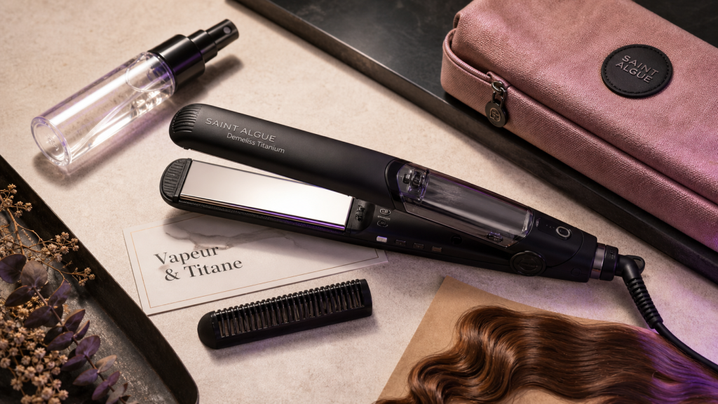 Lisseur saint algue demeliss titanium avis : vapeur et plaques titane, pour cheveux épais
