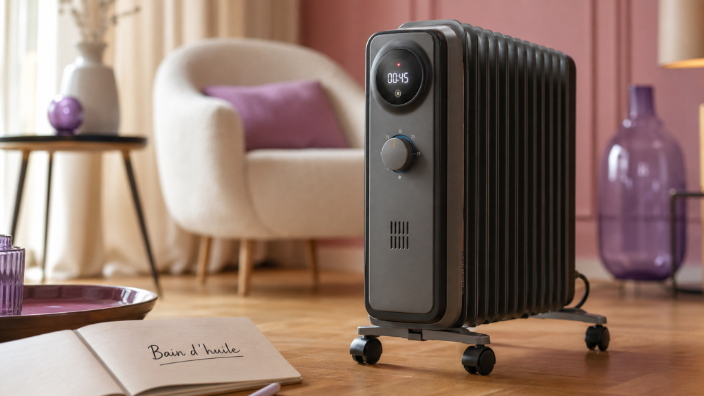 Meilleur radiateur bain d’huile avec thermostat et roulettes, bain d’huile au bureau