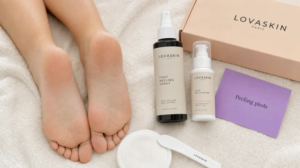 Résultats en 2 minutes, mais pas sans méthode : le peeling pieds LOVASKIN face aux callosités