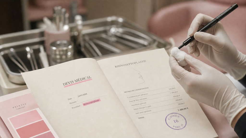 Rhinoseptoplastie prix : devis médical en clinique
