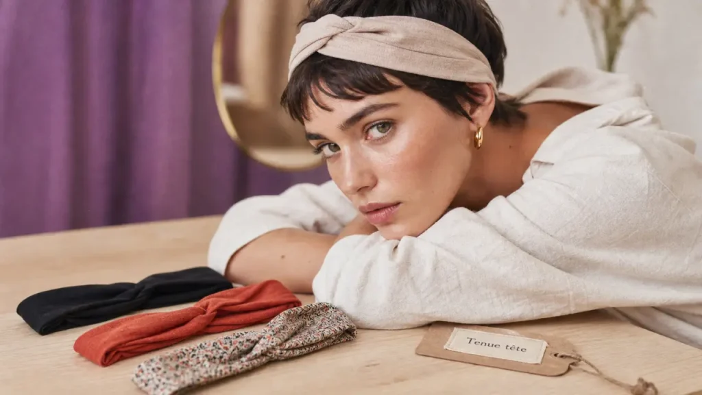 Bandeau pour cheveux courts : tenir toute la journée sans écraser la coupe