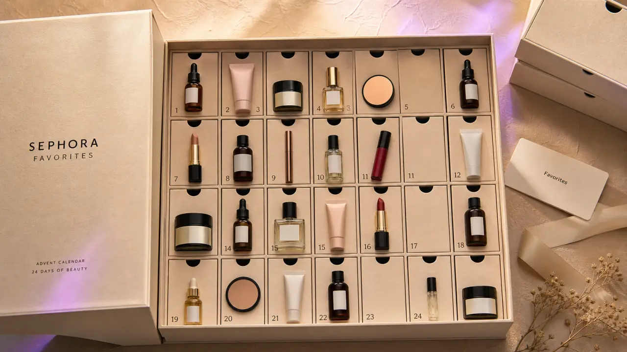 Calendrier sephora favorite 24 cases : coffret beauté stock limité