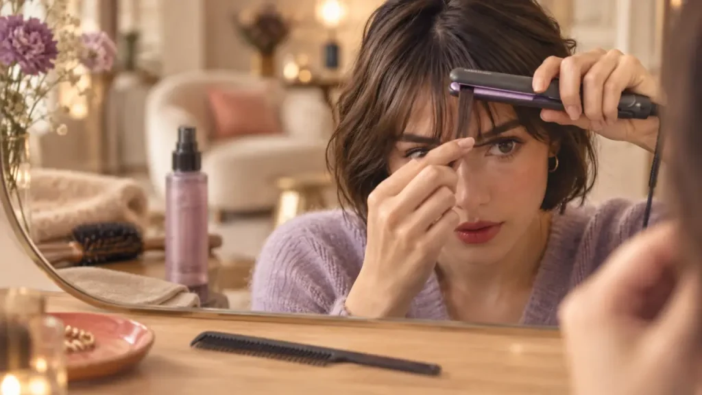 Mini lisseur cheveux courts : la plaque trop large qui complique chaque mèche
