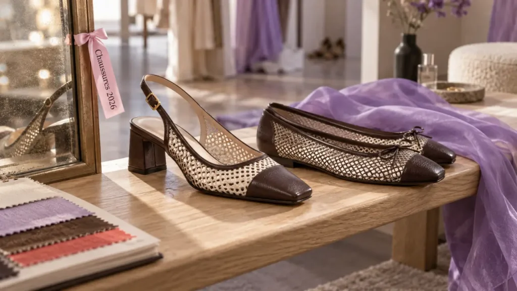 Chaussures femme printemps 2026 : les formes, matières et couleurs qui changent la silhouette