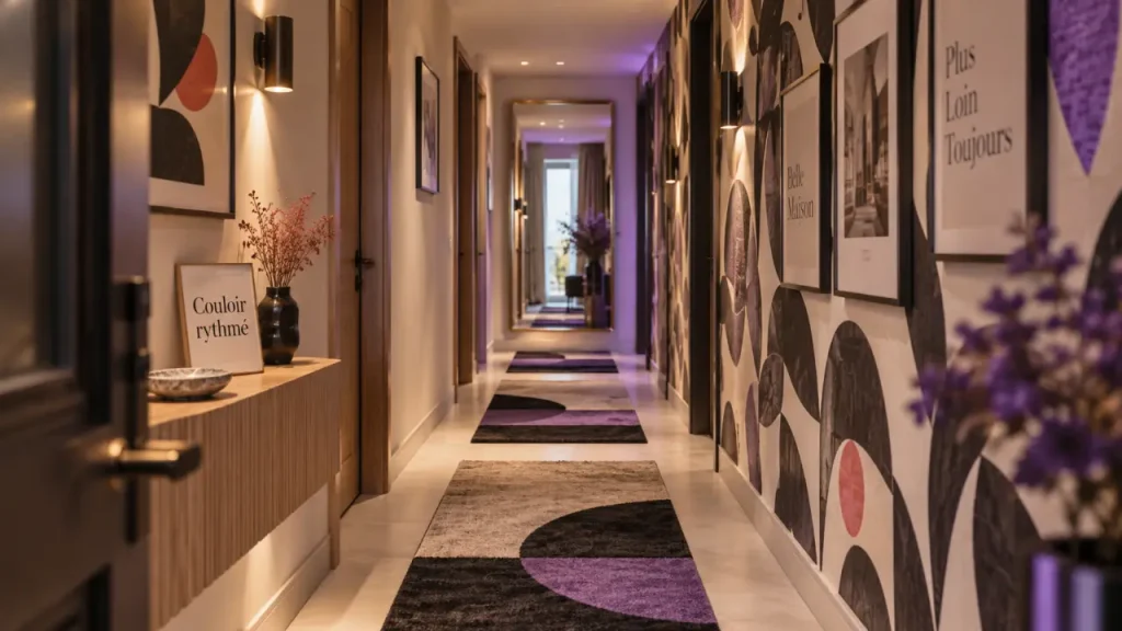 Idée déco pour un couloir long : cassez l’effet tunnel sans encombrer le passage