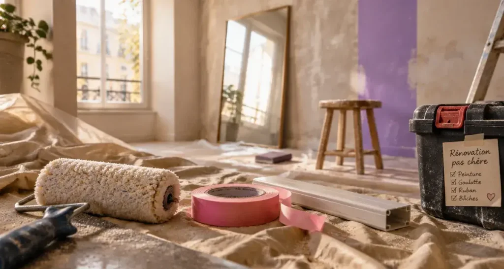 Rénovation pas cher : transformer une pièce sans remplacer ce qui fonctionne